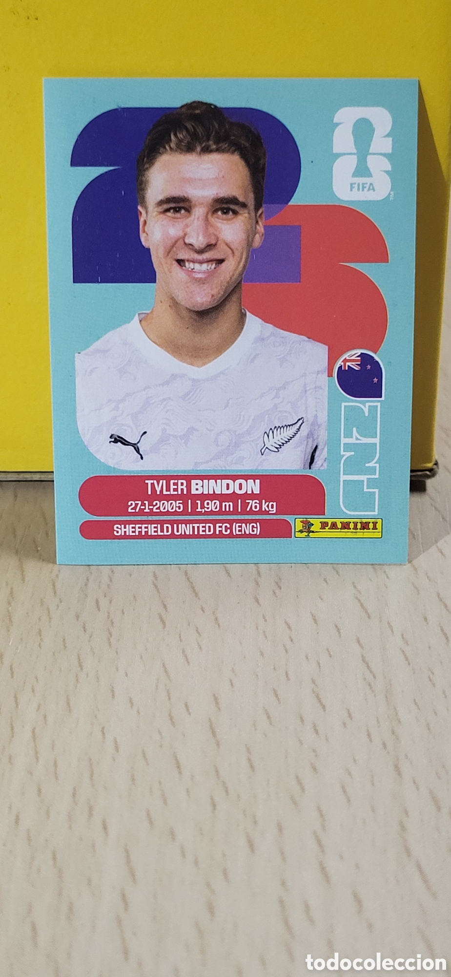 Colecionismo Cromos antigos: BINDON NUEVA ZELANDA NZL N&ordm; 7 FIFA WORLD CUP 2026 PANINI MUNDIAL FIFA WORLD CUP