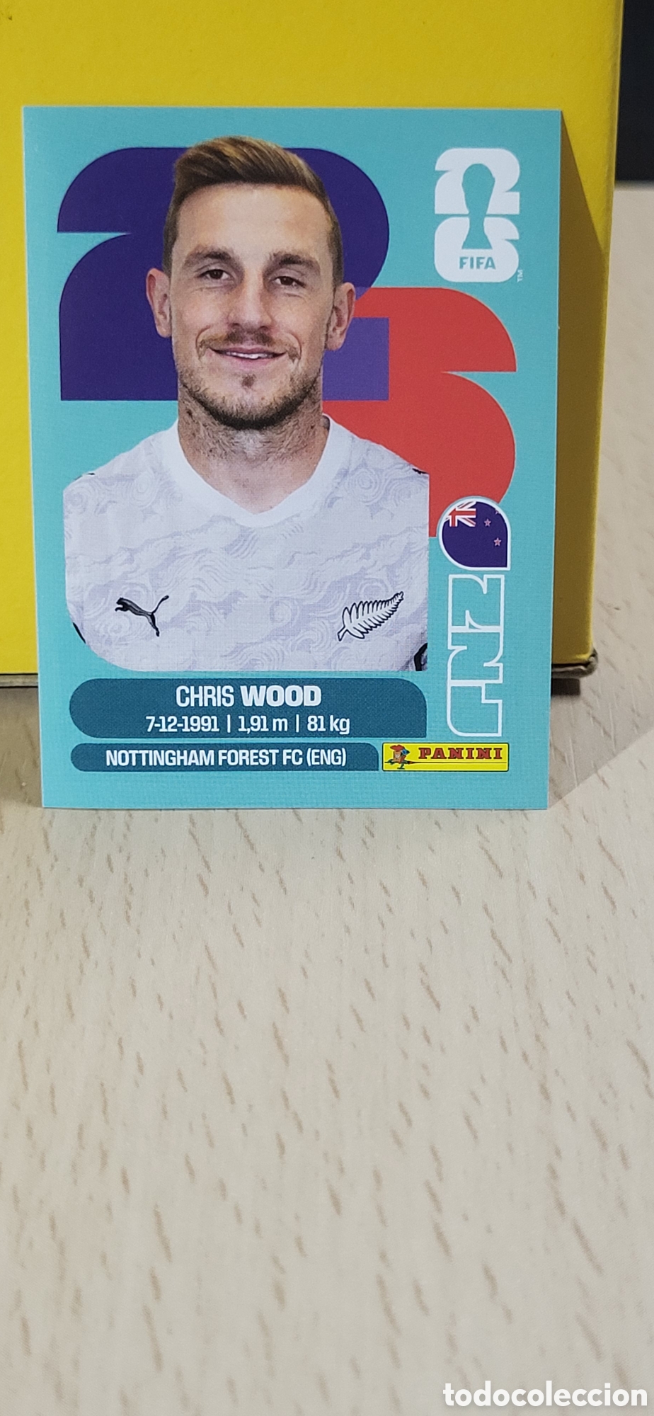 Coleccionismo Cromos antiguos: WOOD NUEVA ZELANDA NZL N&ordm; 17 FIFA WORLD CUP 2026 PANINI MUNDIAL FIFA WORLD CUP