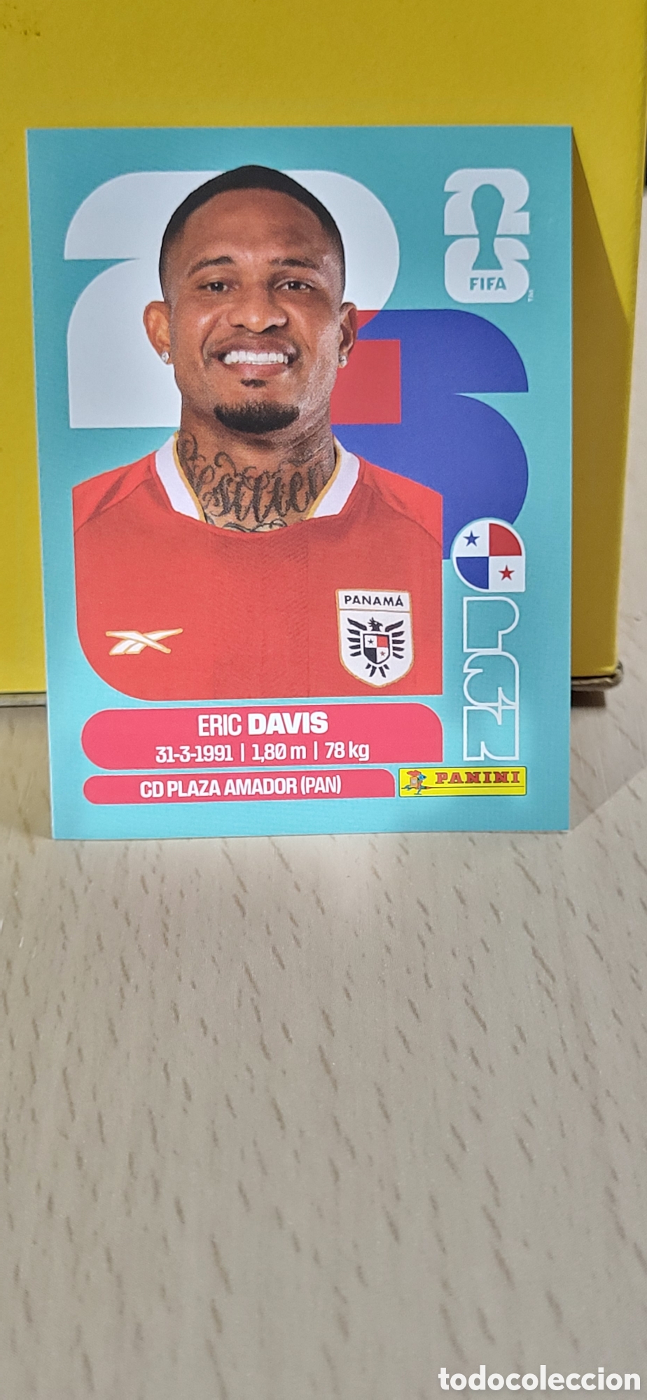 Coleccionismo Cromos antiguos: DAVIS PANAMA PAN N&ordm; 7 FIFA WORLD CUP 2026 PANINI MUNDIAL FIFA WORLD CUP