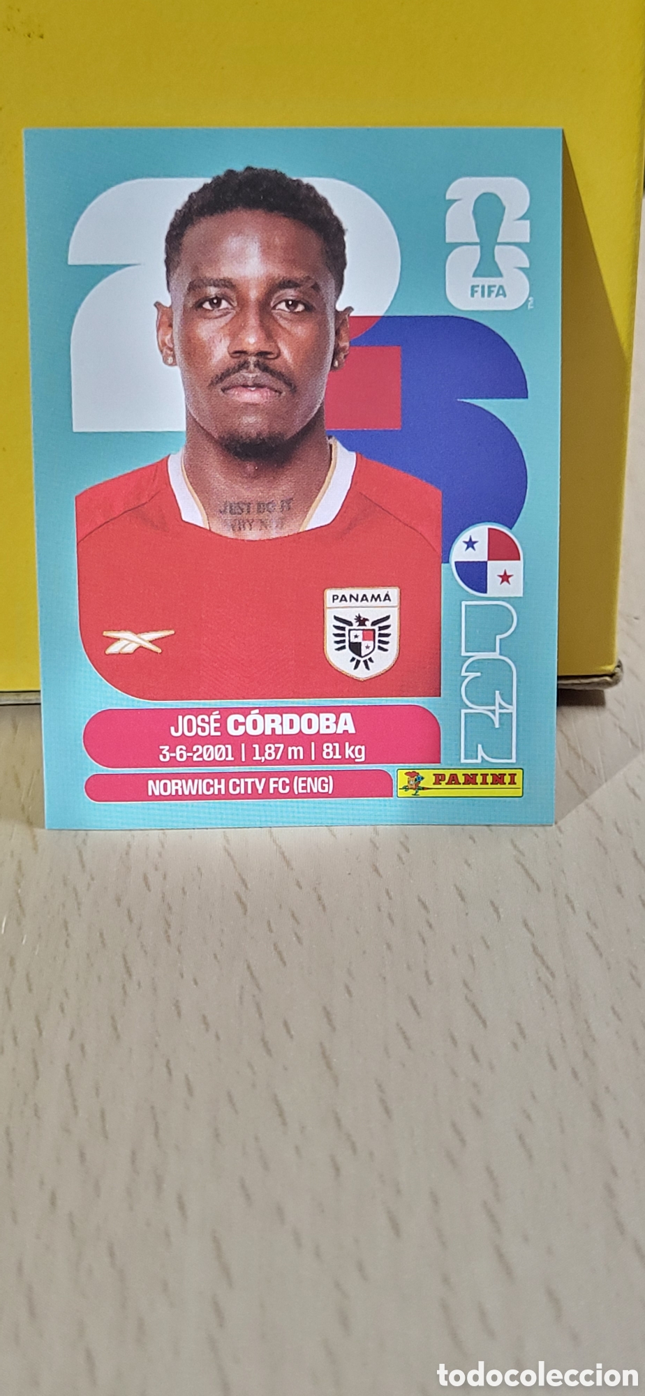 Coleccionismo Cromos antiguos: CORDOBA PANAMA PAN N&ordm; 8 FIFA WORLD CUP 2026 PANINI MUNDIAL FIFA WORLD CUP