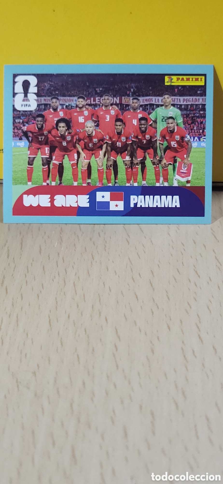 Coleccionismo Cromos antiguos: EQUIPO PANAMA PAN N&ordm; 13 FIFA WORLD CUP 2026 PANINI MUNDIAL FIFA WORLD CUP