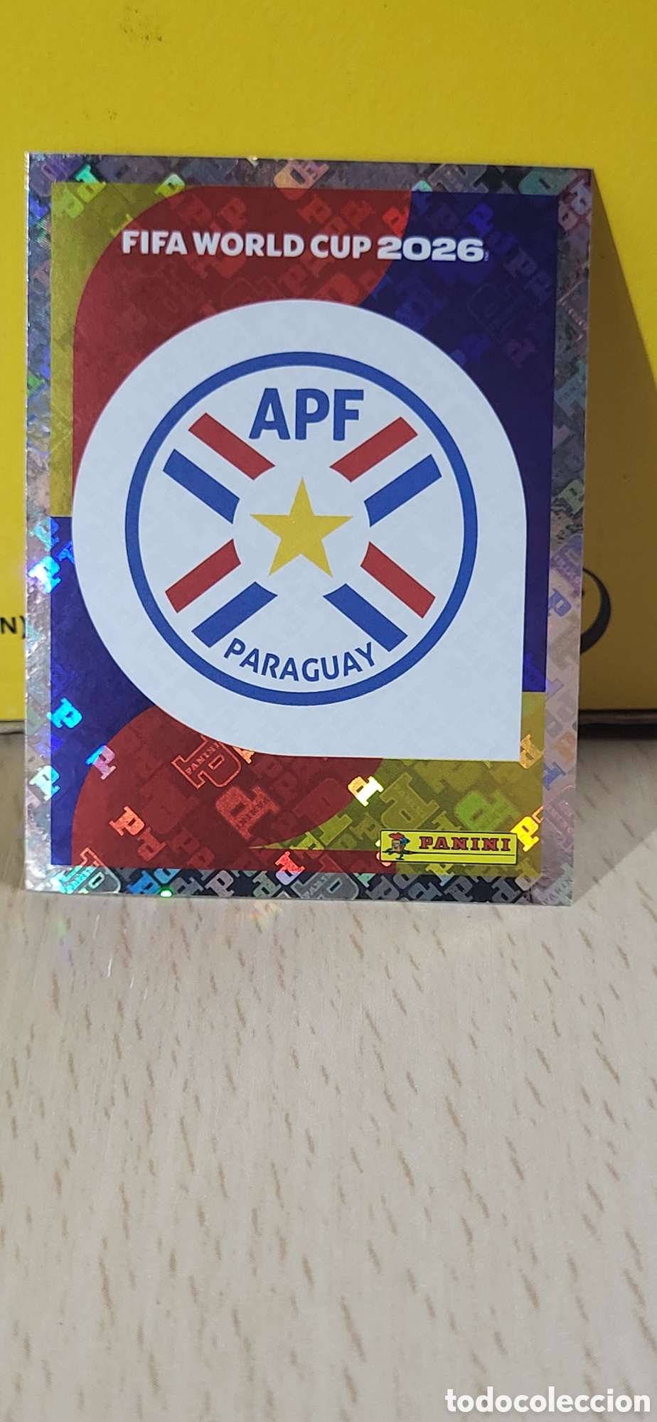 Coleccionismo Cromos antiguos: ESCUDO PARAGUAY PAR N&ordm; 1 FIFA WORLD CUP 2026 PANINI MUNDIAL FIFA WORLD CUP
