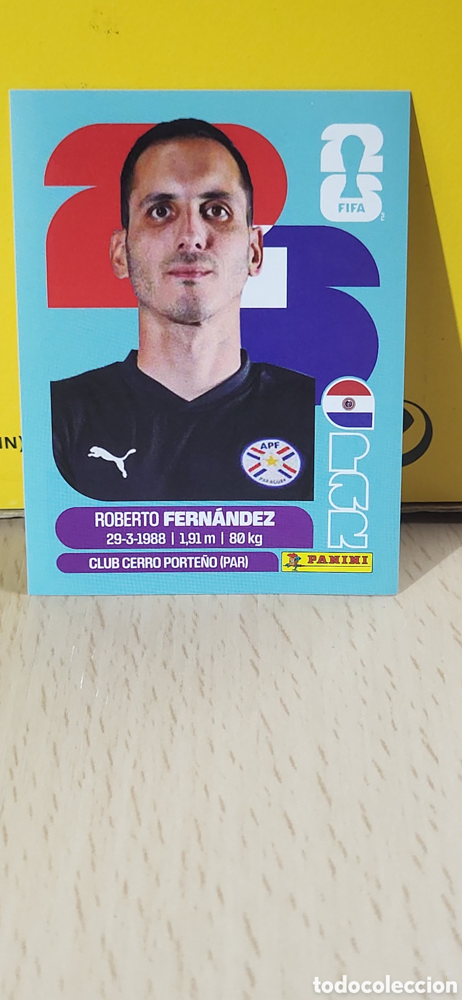 Coleccionismo Cromos antiguos: ROBERTO FERNANDEZ PARAGUAY PAR N&ordm; 2 FIFA WORLD CUP 2026 PANINI MUNDIAL FIFA WORLD CUP