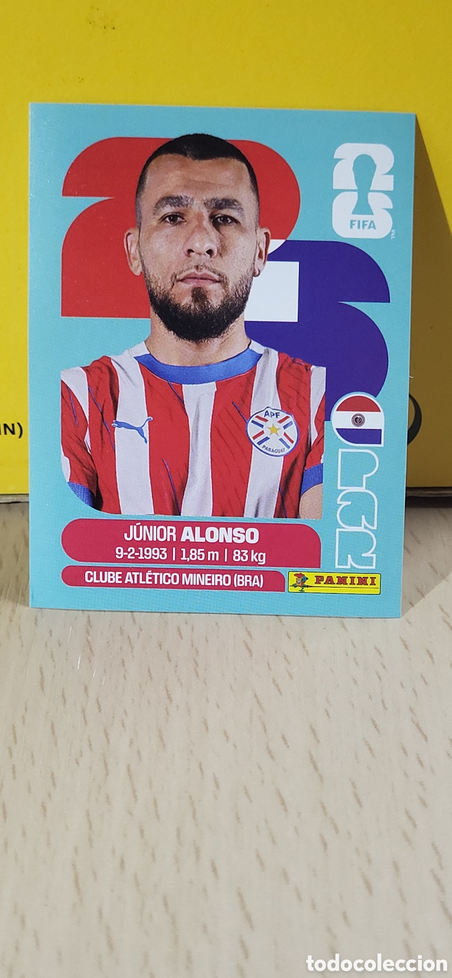 Coleccionismo Cromos antiguos: ALONSO PARAGUAY PAR N&ordm; 8 FIFA WORLD CUP 2026 PANINI MUNDIAL FIFA WORLD CUP