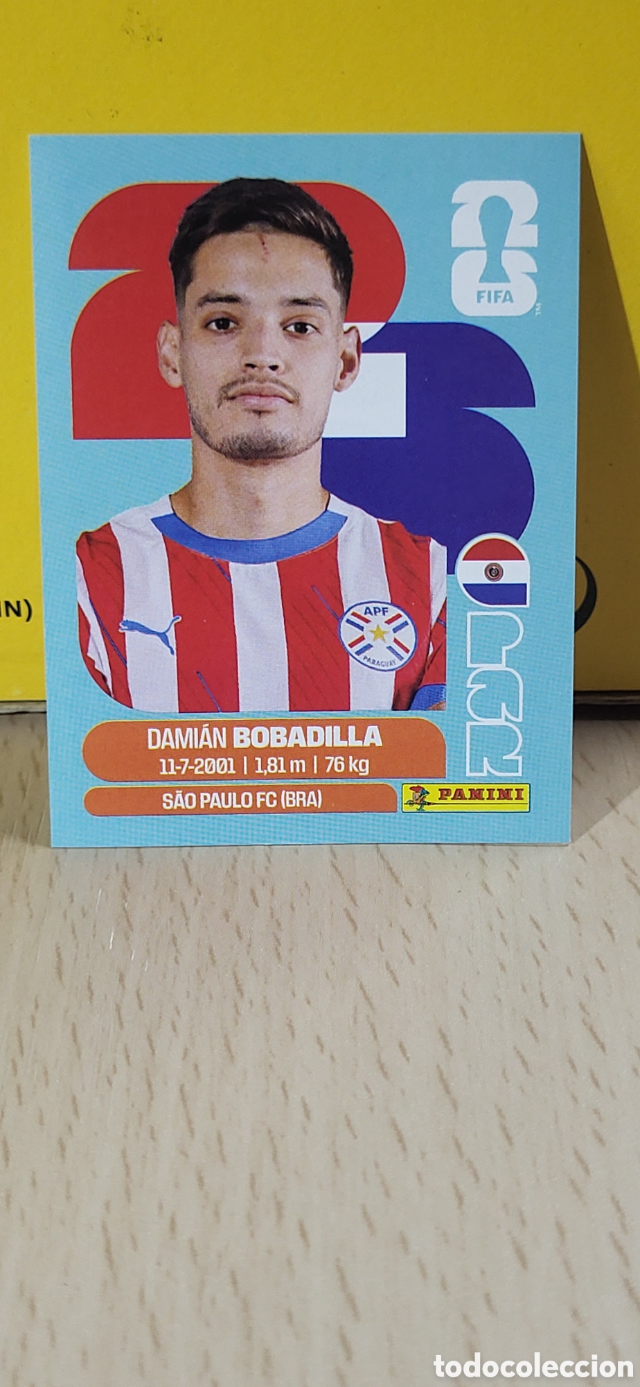 Collectable Antique Stickers: BOBADILLA PARAGUAY PAR N&ordm; 11 FIFA WORLD CUP 2026 PANINI MUNDIAL FIFA WORLD CUP
