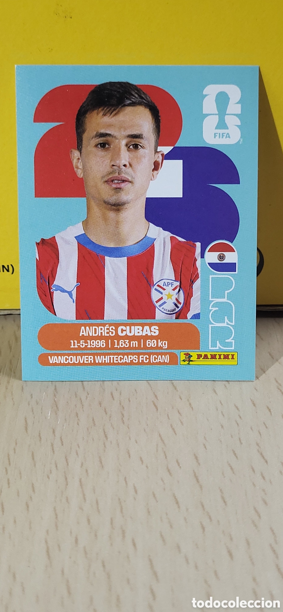 Collectable Antique Stickers: CUBAS PARAGUAY PAR N&ordm; 12 FIFA WORLD CUP 2026 PANINI MUNDIAL FIFA WORLD CUP