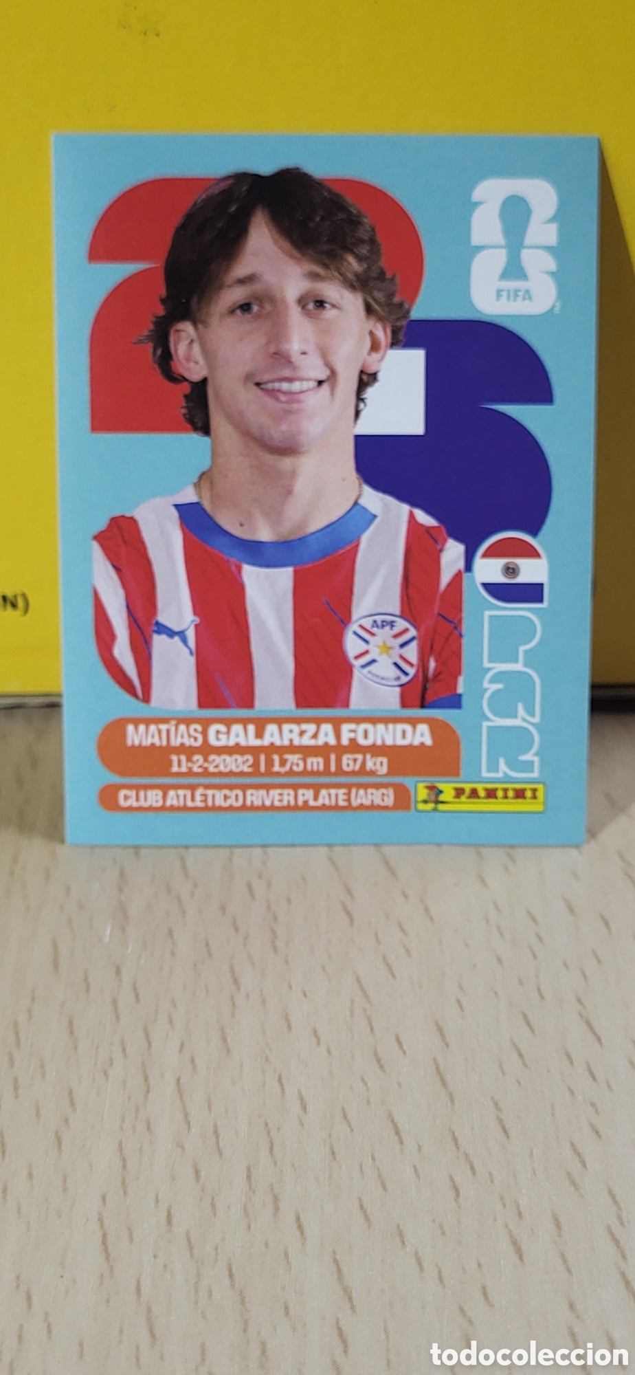 Collectable Antique Stickers: GALARZA FONDA PARAGUAY PAR N&ordm; 14 FIFA WORLD CUP 2026 PANINI MUNDIAL FIFA WORLD CUP