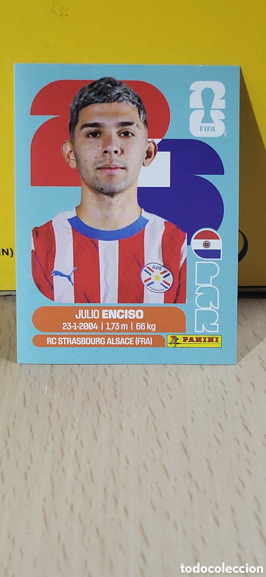 Collectable Antique Stickers: ENCISO PARAGUAY PAR N&ordm; 15 FIFA WORLD CUP 2026 PANINI MUNDIAL FIFA WORLD CUP