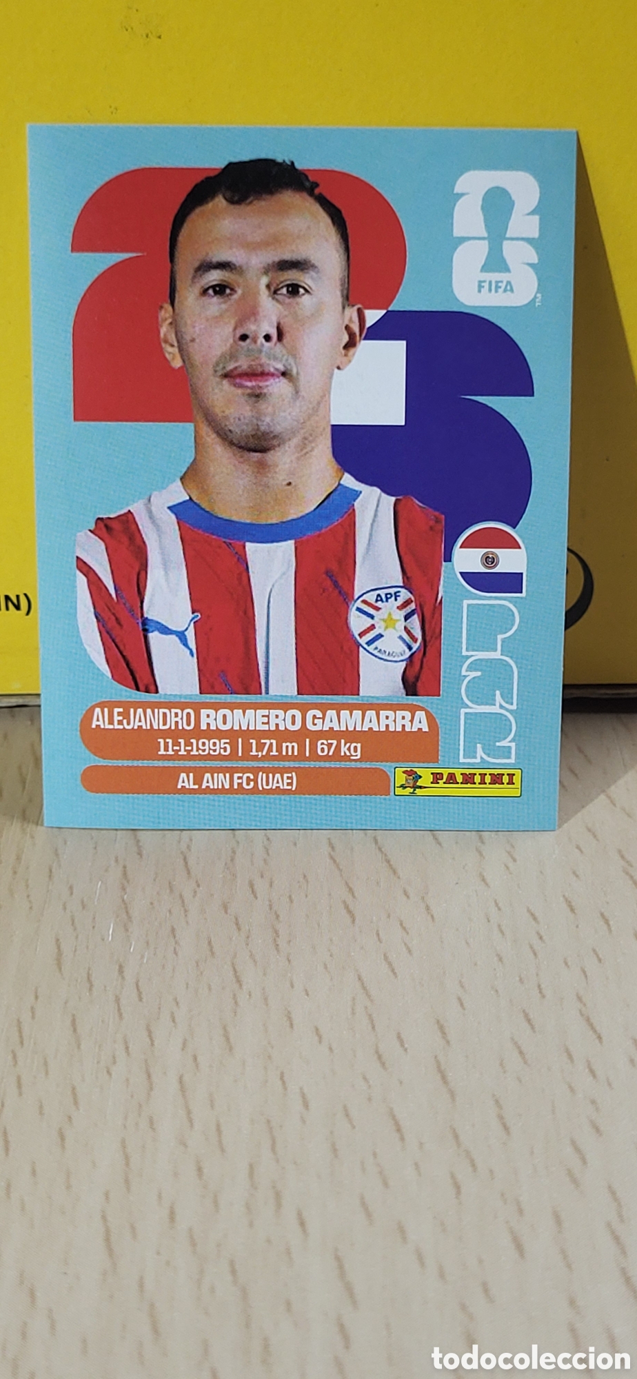 Collectable Antique Stickers: ROMERO GAMARRA PARAGUAY PAR N&ordm; 16 FIFA WORLD CUP 2026 PANINI MUNDIAL FIFA WORLD CUP
