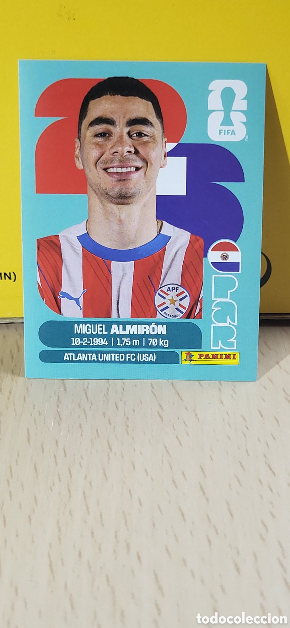 Collectable Antique Stickers: ALMIRON PARAGUAY PAR N&ordm; 17 FIFA WORLD CUP 2026 PANINI MUNDIAL FIFA WORLD CUP