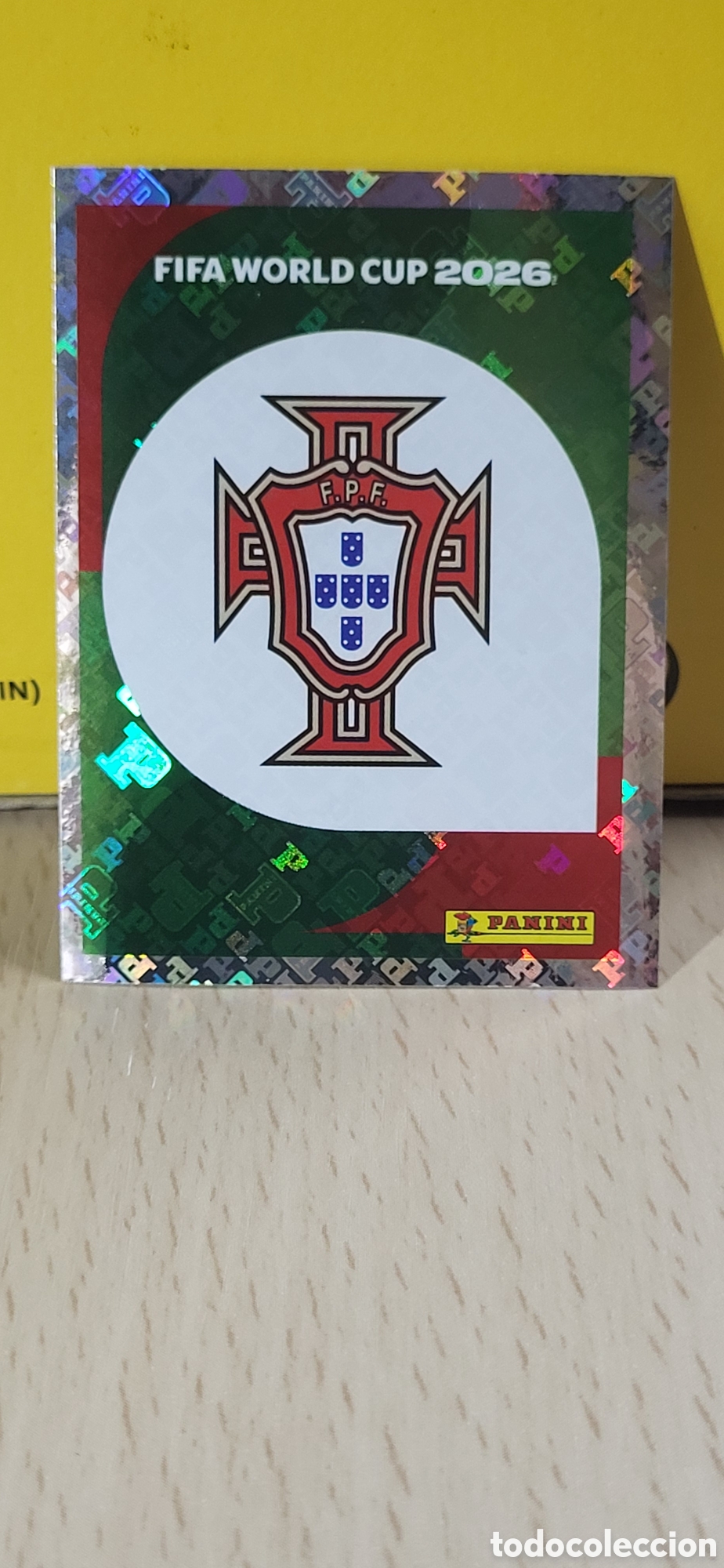 Colecionismo Cromos antigos: ESCUDO PORTUGAL POR N&ordm; 1 FIFA WORLD CUP 2026 PANINI MUNDIAL FIFA WORLD CUP