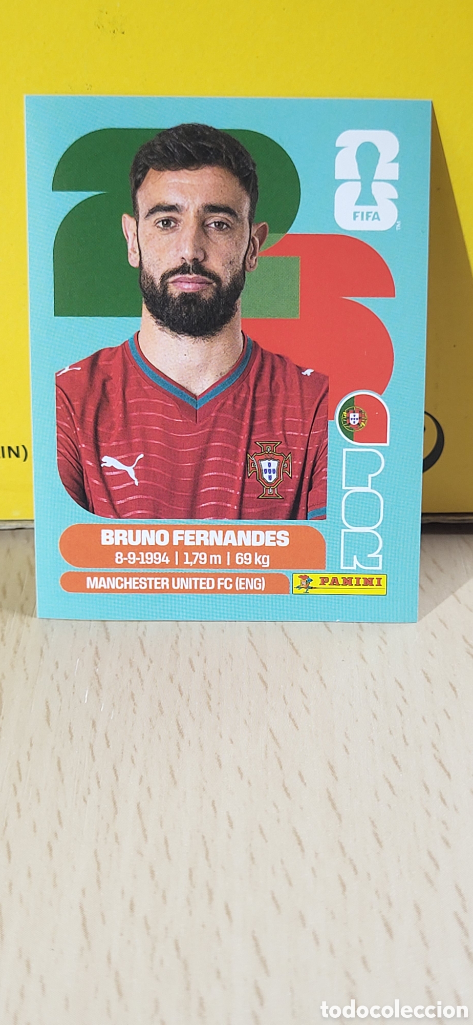Colecionismo Cromos antigos: BRUNO FERNANDES PORTUGAL POR N&ordm; 10 FIFA WORLD CUP 2026 PANINI MUNDIAL FIFA WORLD CUP