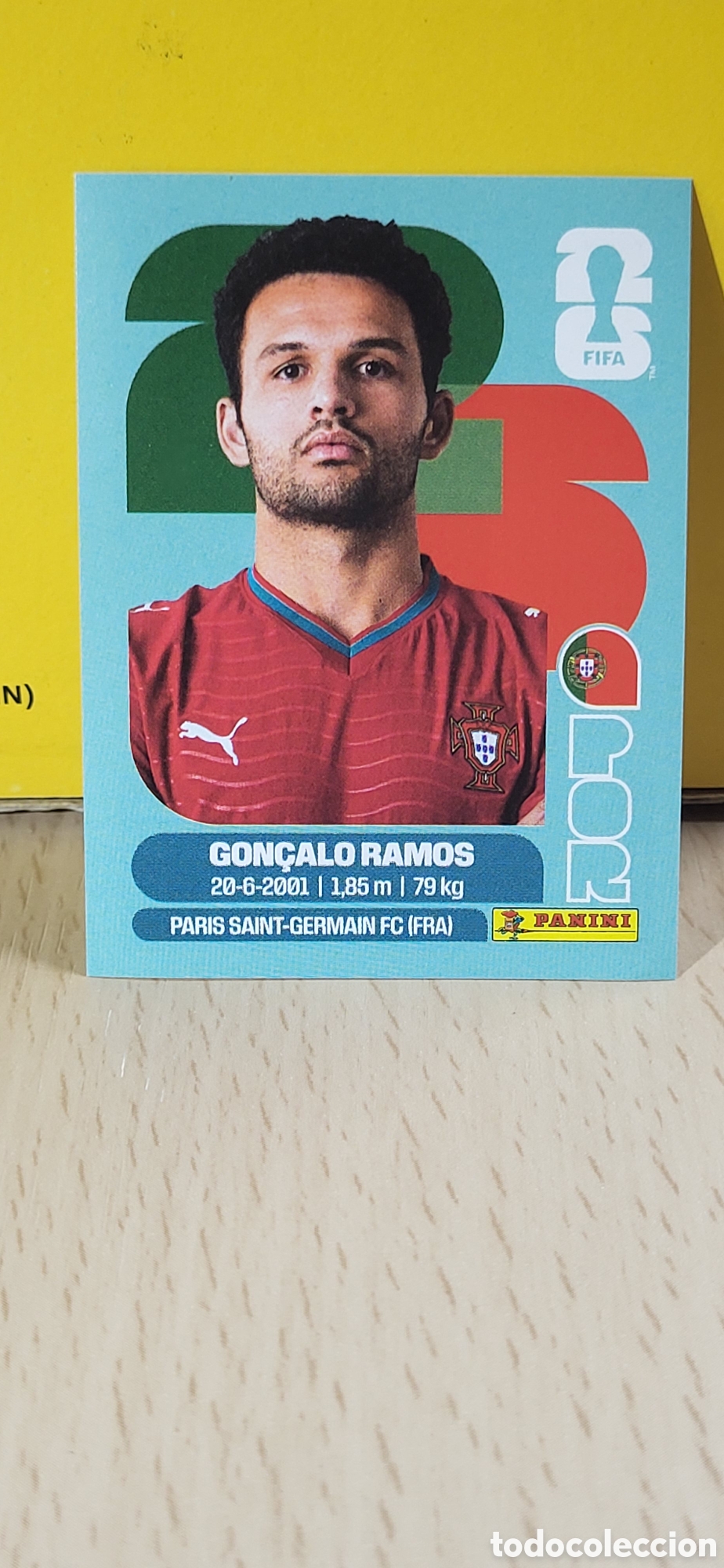 Collectionnisme Cartes &agrave; collectionner anciennes: GON&Ccedil;ALO RAMOS PORTUGAL POR N&ordm; 18 FIFA WORLD CUP 2026 PANINI MUNDIAL FIFA WORLD CUP