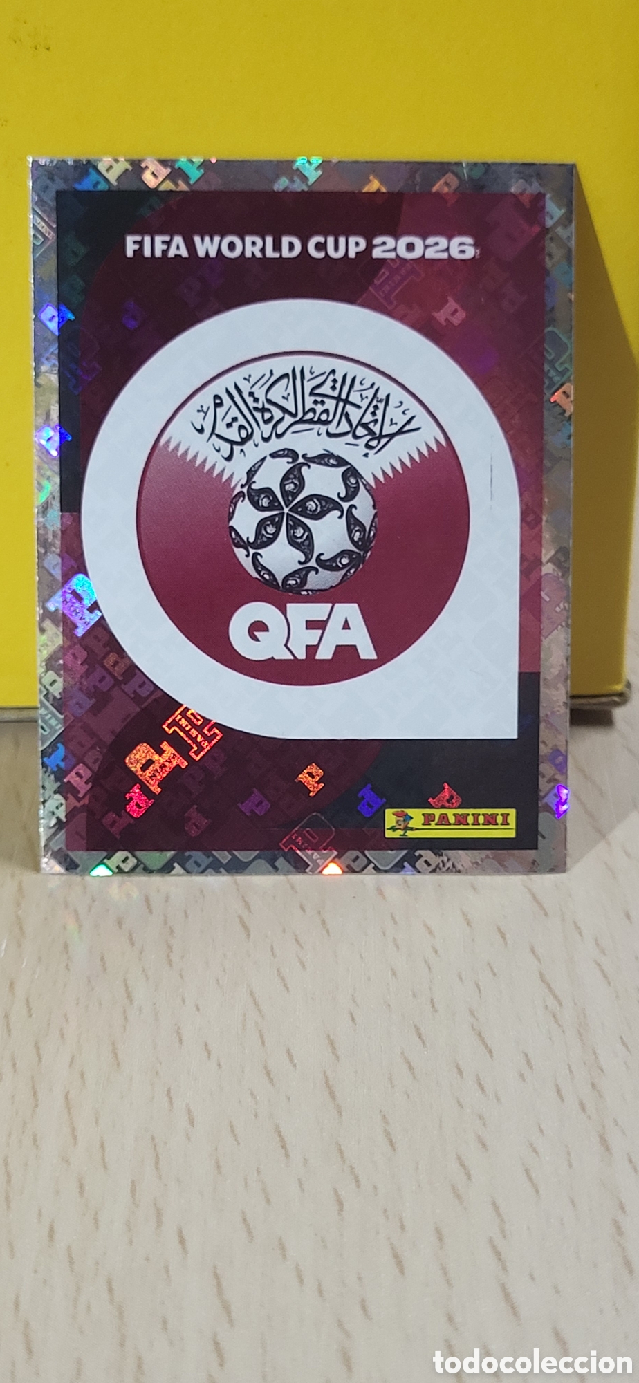 Collectionnisme Cartes &agrave; collectionner anciennes: ESCUDO QATAR QFA QAT N&ordm; 1 FIFA WORLD CUP 2026 PANINI MUNDIAL FIFA WORLD CUP