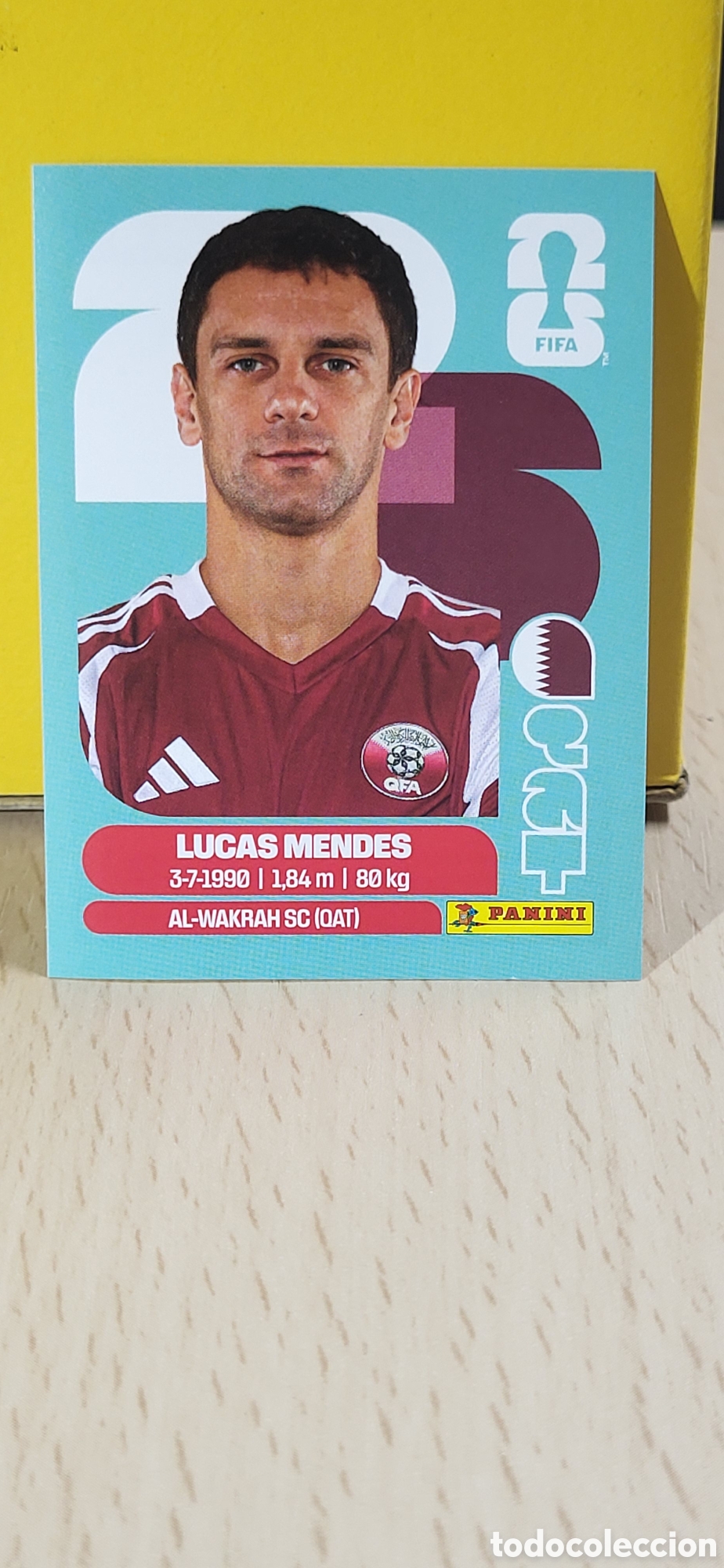 Collectionnisme Cartes &agrave; collectionner anciennes: LUCAS MENDES QATAR QFA QAT N&ordm; 4 FIFA WORLD CUP 2026 PANINI MUNDIAL FIFA WORLD CUP