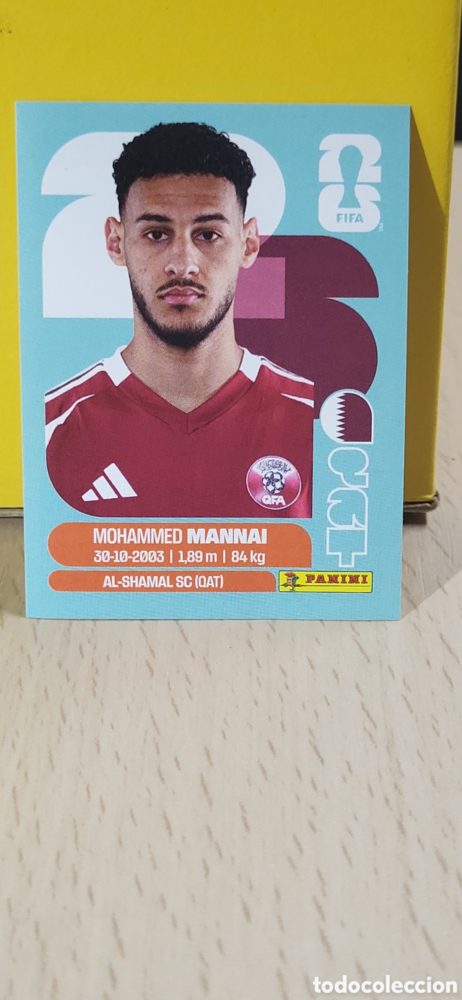 Collectionnisme Cartes &agrave; collectionner anciennes: MANNAI QATAR QFA QAT N&ordm; 9 FIFA WORLD CUP 2026 PANINI MUNDIAL FIFA WORLD CUP