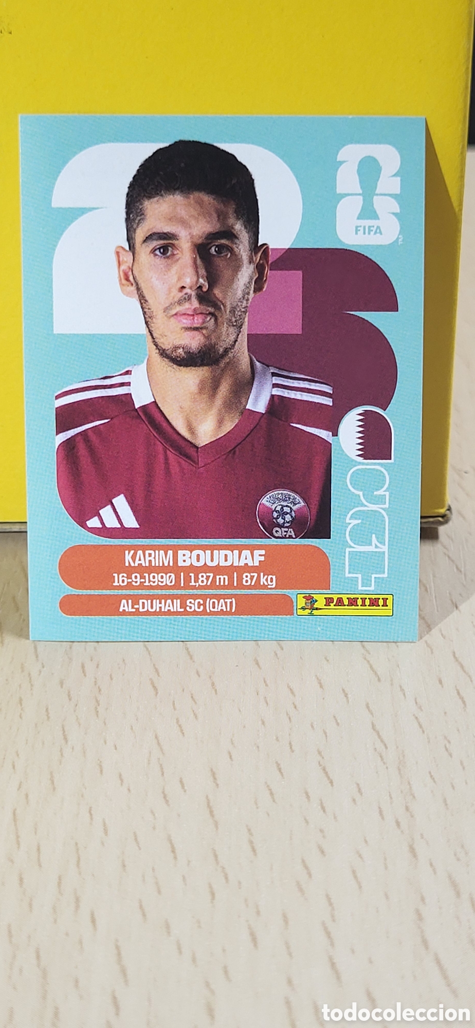 Collectionnisme Cartes &agrave; collectionner anciennes: BOUDIAF QATAR QFA QAT N&ordm; 10 FIFA WORLD CUP 2026 PANINI MUNDIAL FIFA WORLD CUP