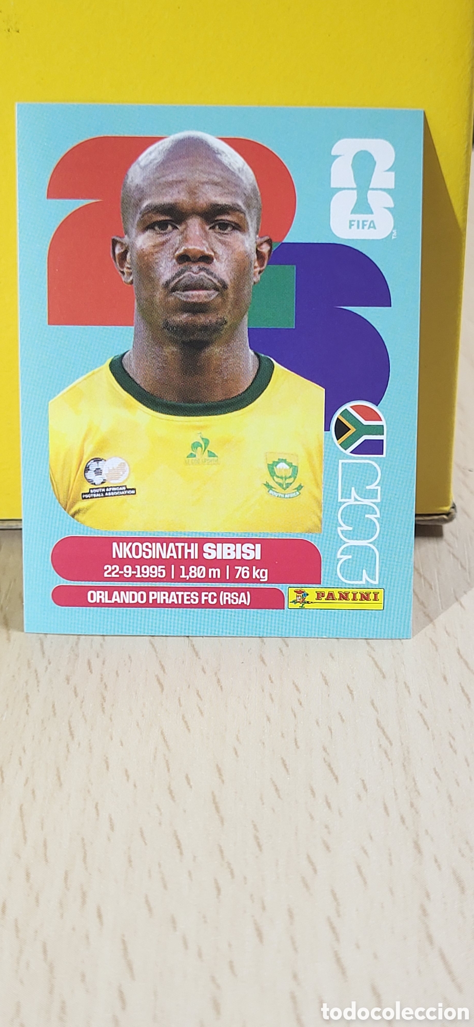 Coleccionismo cromos antiguos: SIBISI SUDAFRICA RSA N&ordm; 10 FIFA WORLD CUP 2026 PANINI MUNDIAL FIFA WORLD CUP