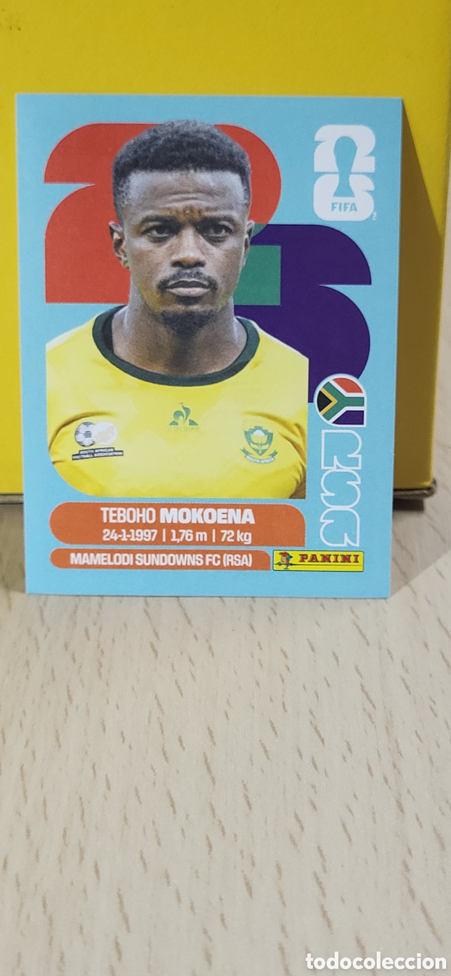 Coleccionismo cromos antiguos: MOKOENA SUDAFRICA RSA N&ordm; 11 FIFA WORLD CUP 2026 PANINI MUNDIAL FIFA WORLD CUP