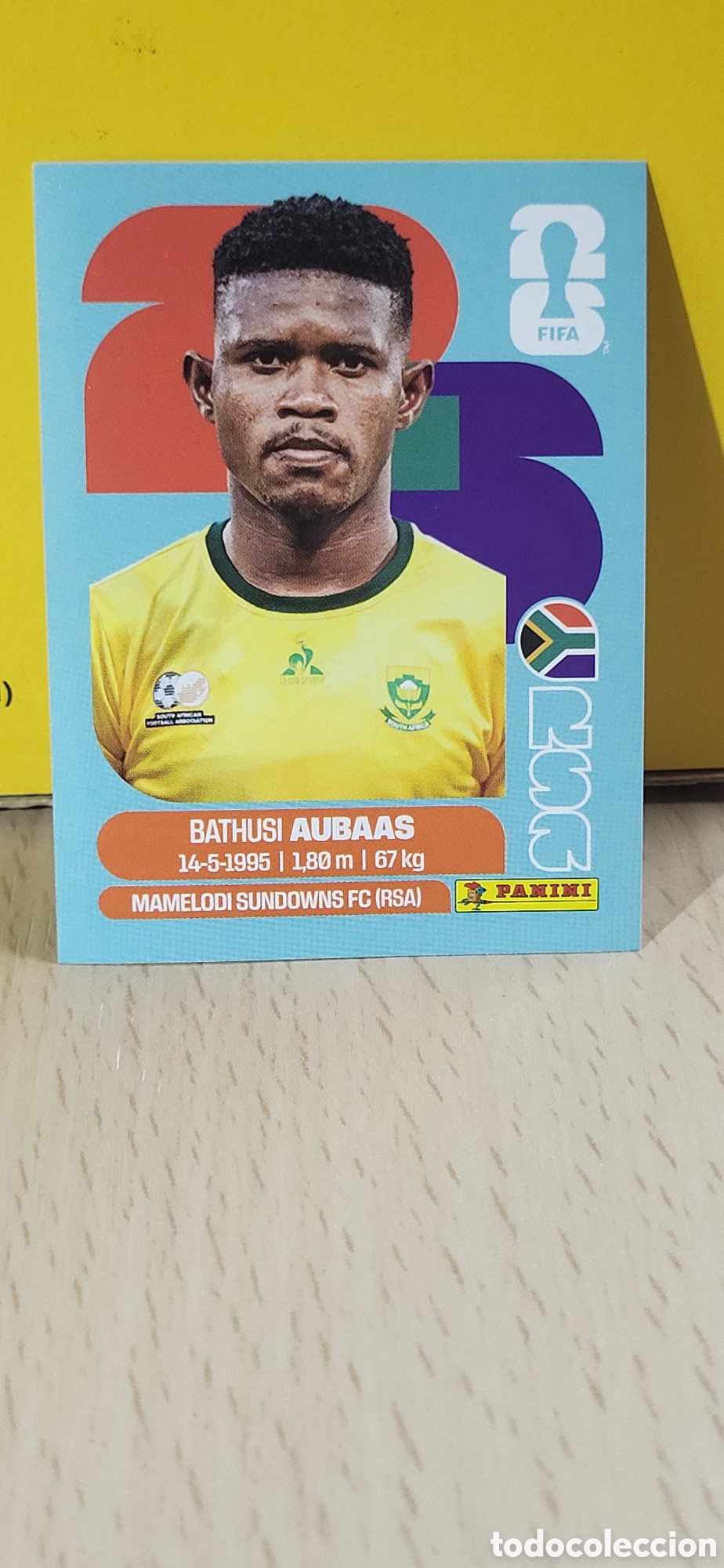 Coleccionismo cromos antiguos: AUBAAS SUDAFRICA RSA N&ordm; 14 FIFA WORLD CUP 2026 PANINI MUNDIAL FIFA WORLD CUP