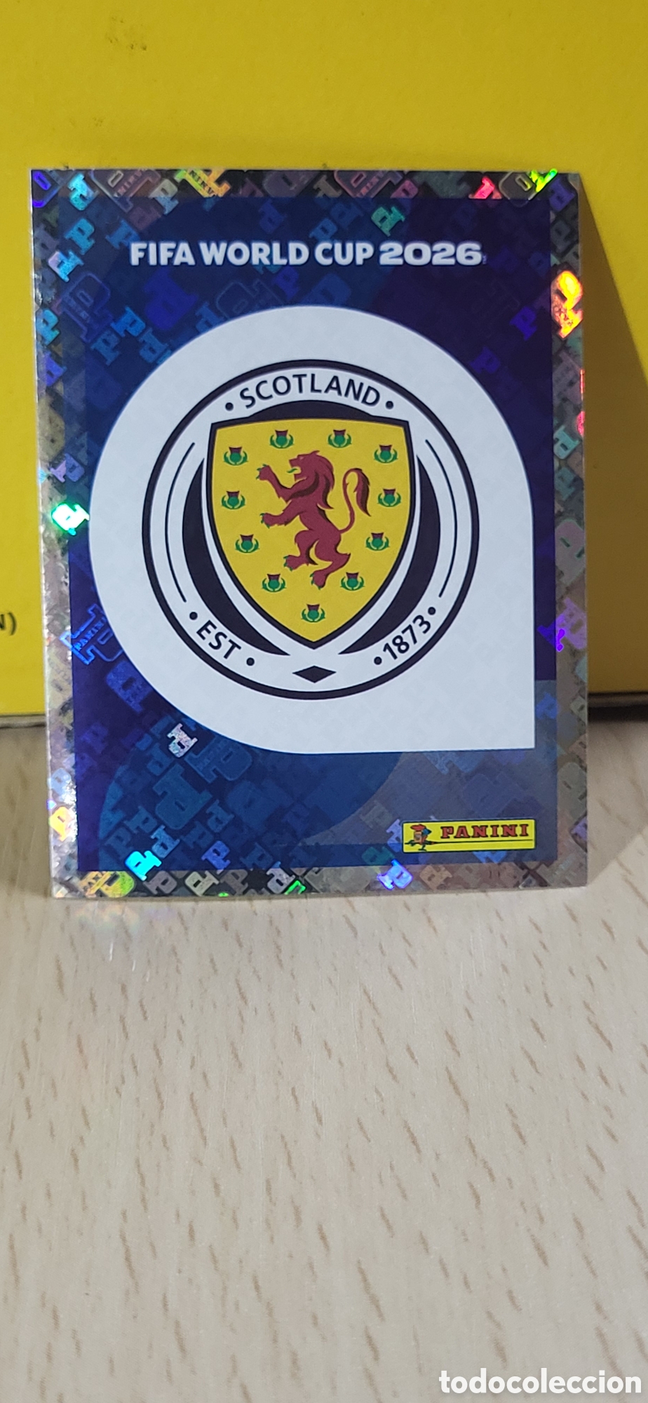 Colecionismo Cromos antigos: ESCUDO ESCOCIA SCO N&ordm; 1 FIFA WORLD CUP 2026 PANINI MUNDIAL FIFA WORLD CUP