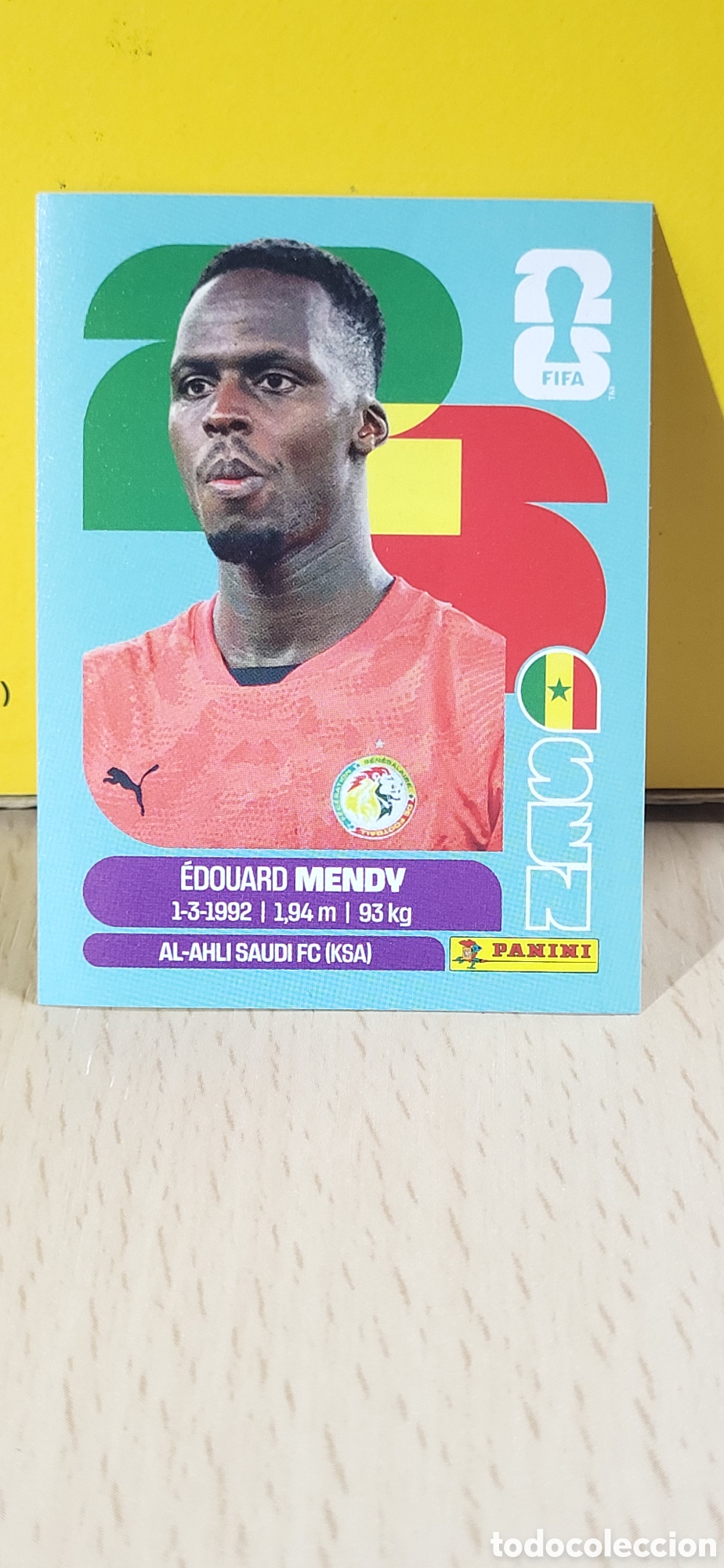 Collectionnisme Cartes &agrave; collectionner anciennes: MENDY SENEGAL SEN N&ordm; 2 FIFA WORLD CUP 2026 PANINI MUNDIAL FIFA WORLD CUP