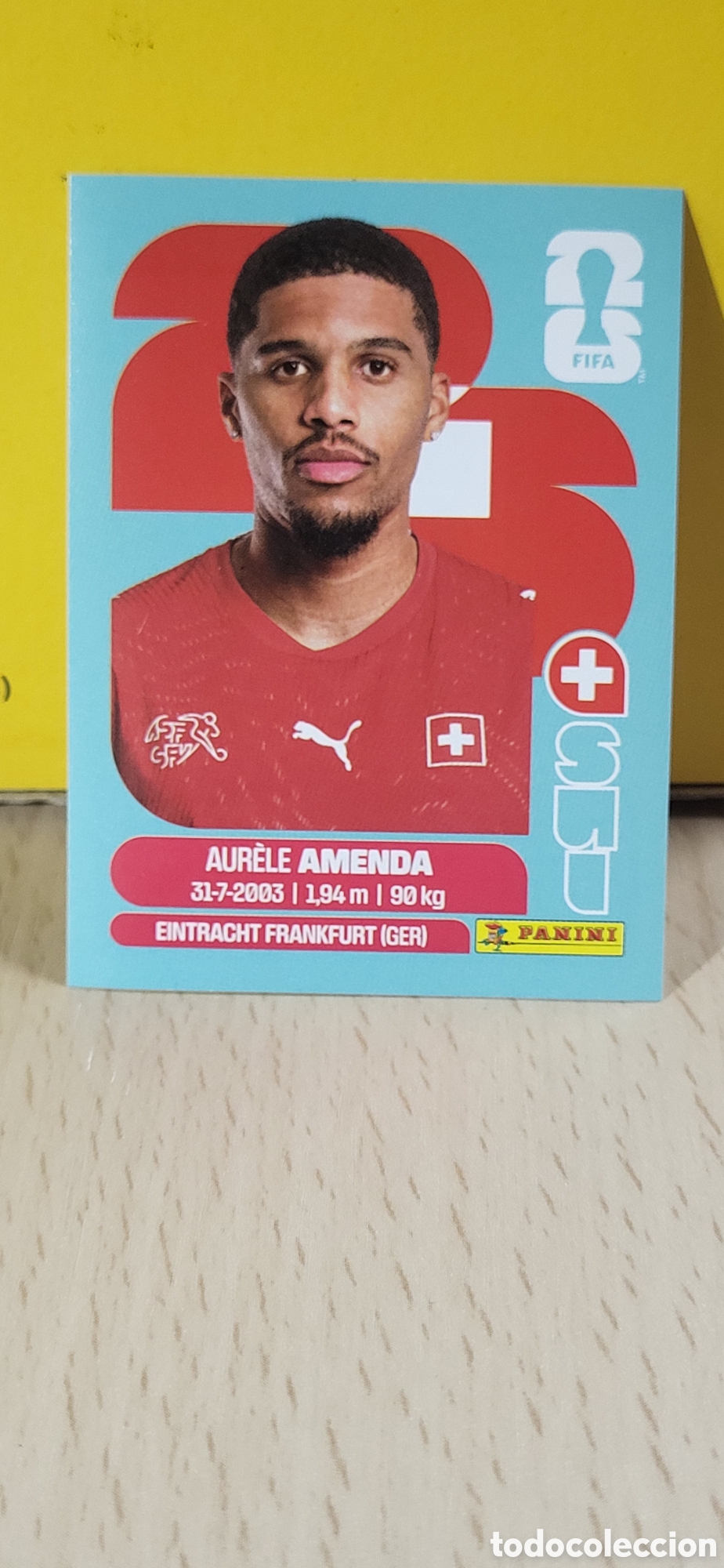 Sammeln alte Sammelbilder: AMENDA SUIZA SUI N&ordm; 7 FIFA WORLD CUP 2026 PANINI MUNDIAL FIFA WORLD CUP