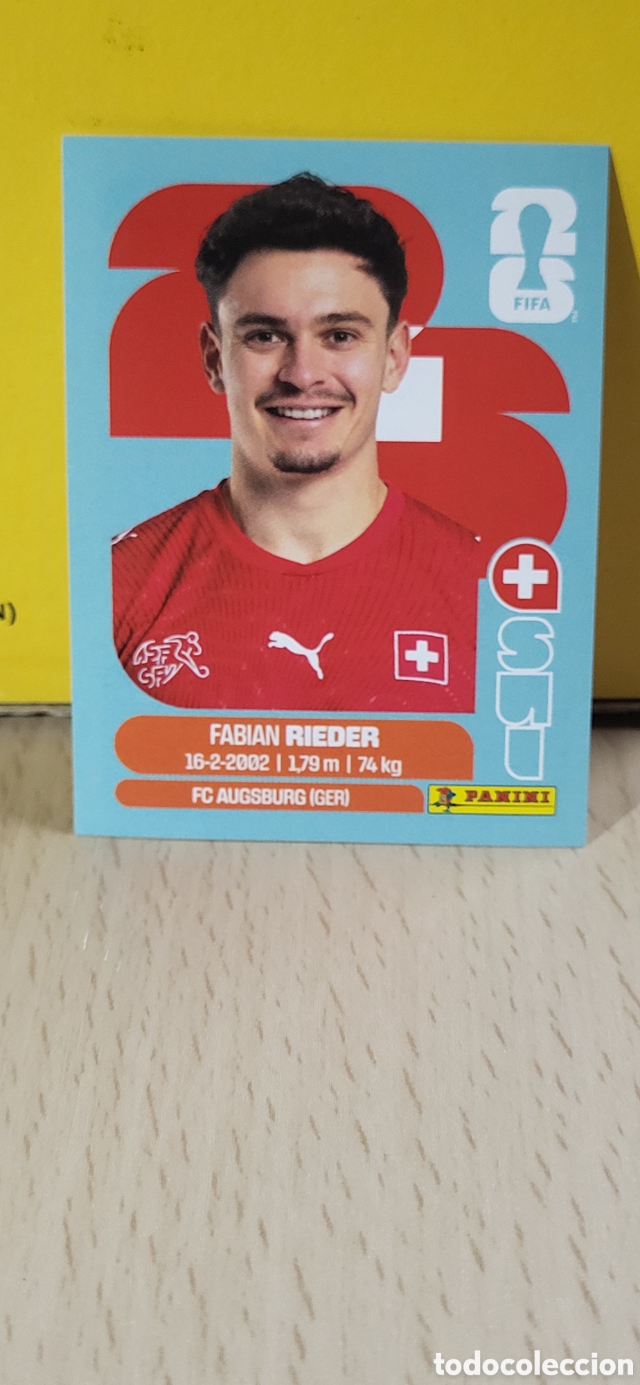 Collectionnisme Cartes &agrave; collectionner anciennes: RIEDER SUIZA SUI N&ordm; 12 FIFA WORLD CUP 2026 PANINI MUNDIAL FIFA WORLD CUP