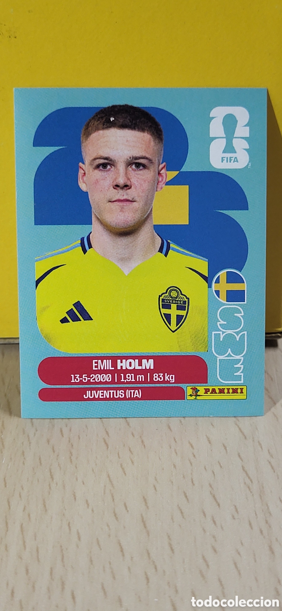 Coleccionismo Cromos antiguos: HOLM SUECIA SWE N&ordm; 5 FIFA WORLD CUP 2026 PANINI MUNDIAL FIFA WORLD CUP