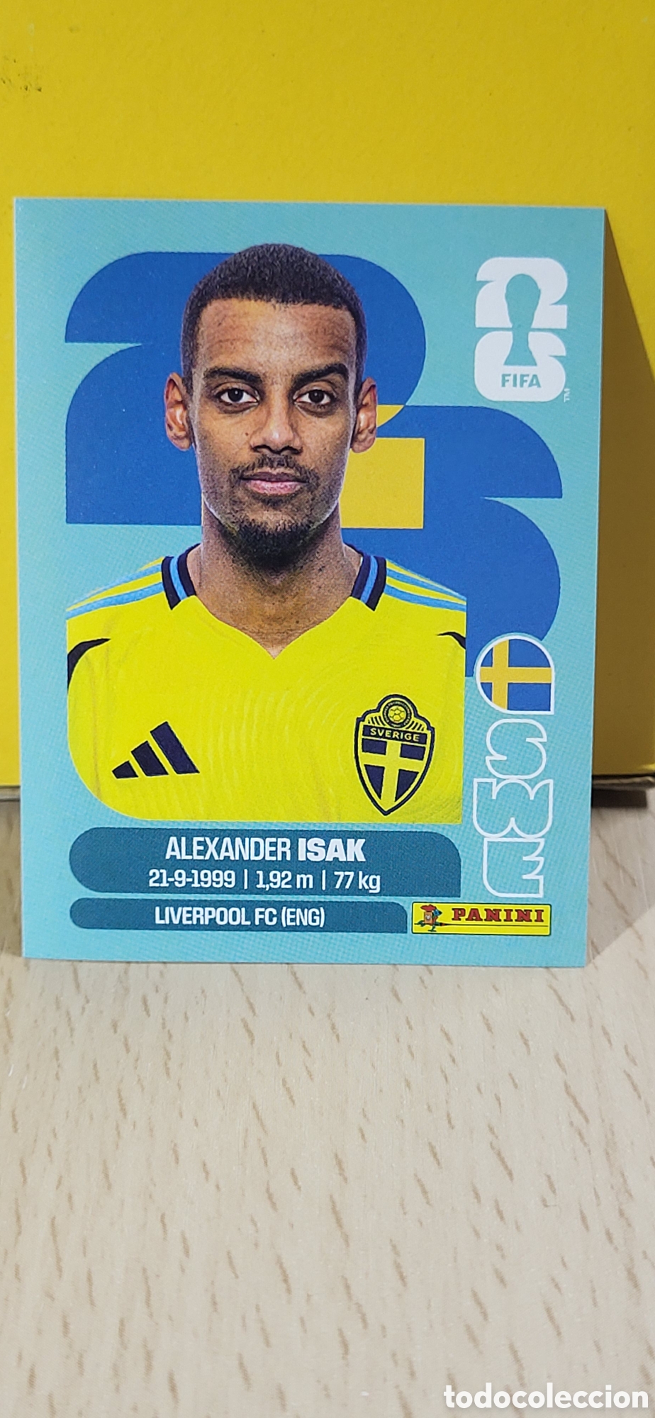 Coleccionismo Cromos antiguos: ISAK SUECIA SWE N&ordm; 19 FIFA WORLD CUP 2026 PANINI MUNDIAL FIFA WORLD CUP