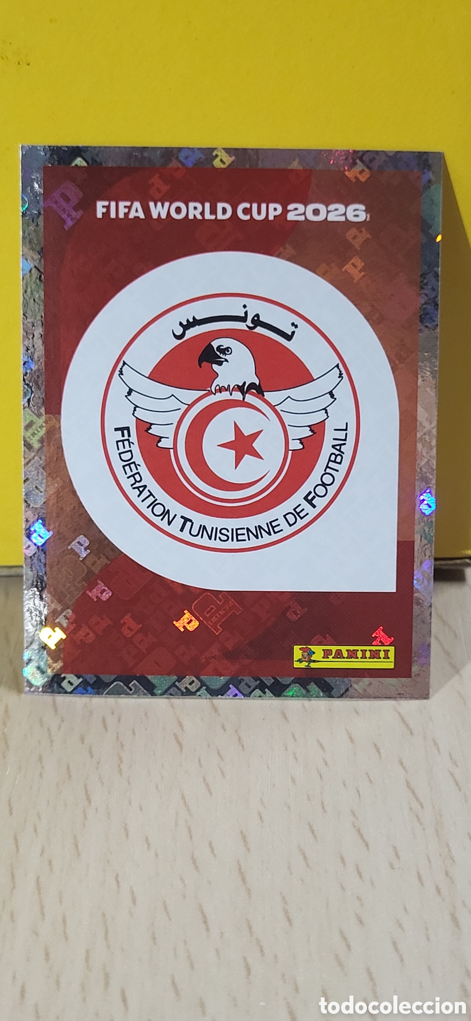Colecionismo Cromos antigos: ESCUDO TUNEZ TUN N&ordm; 1 FIFA WORLD CUP 2026 PANINI MUNDIAL FIFA WORLD CUP