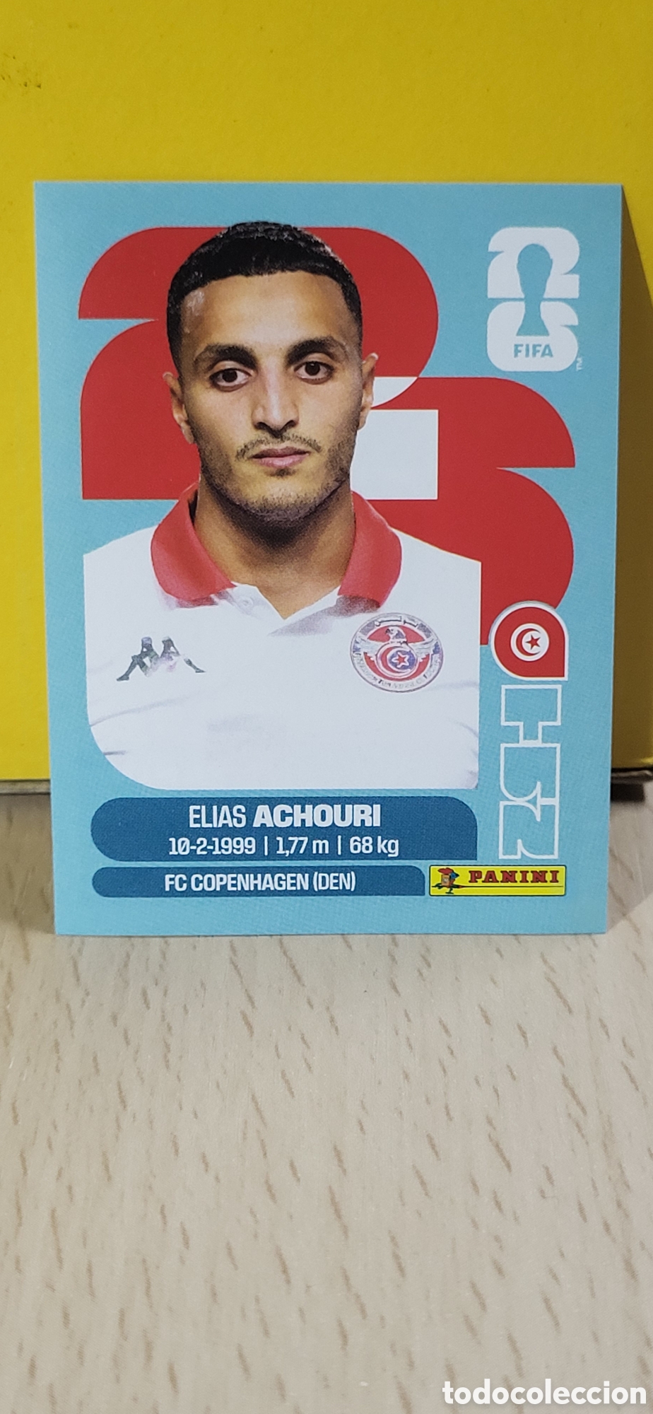 Collectionnisme Cartes &agrave; collectionner anciennes: ACHOURI TUNEZ TUN N&ordm; 15 FIFA WORLD CUP 2026 PANINI MUNDIAL FIFA WORLD CUP