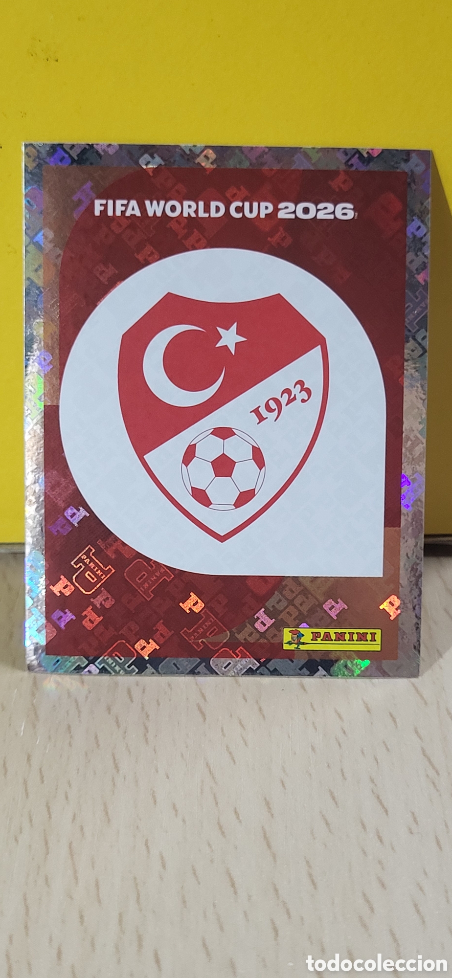 Colecionismo Cromos antigos: ESCUDO TURQUIA TUR N&ordm; 1 FIFA WORLD CUP 2026 PANINI MUNDIAL FIFA WORLD CUP
