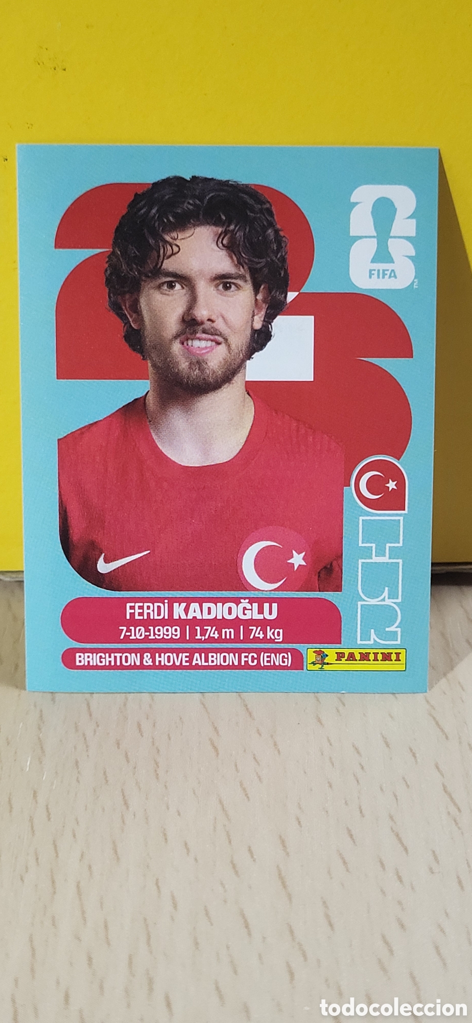 Coleccionismo cromos antiguos: KADIOGLU TURQUIA TUR N&ordm; 8 FIFA WORLD CUP 2026 PANINI MUNDIAL FIFA WORLD CUP