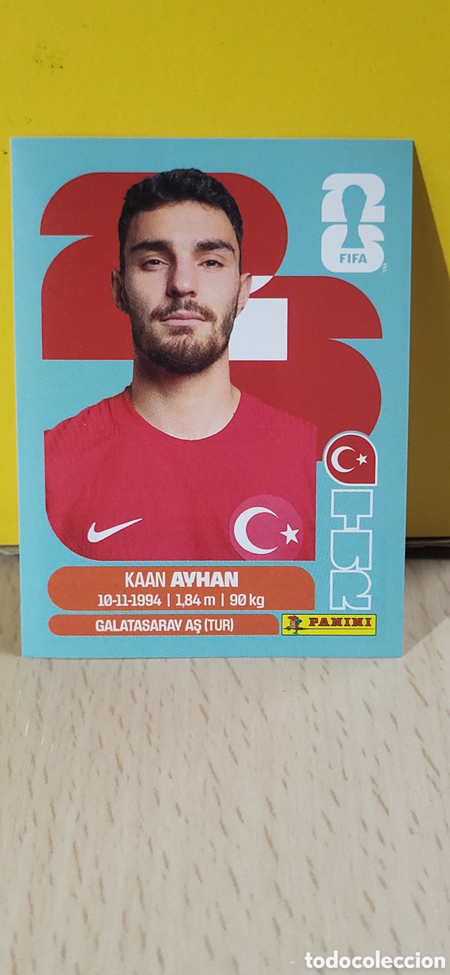 Coleccionismo cromos antiguos: AYHAN TURQUIA TUR N&ordm; 9 FIFA WORLD CUP 2026 PANINI MUNDIAL FIFA WORLD CUP