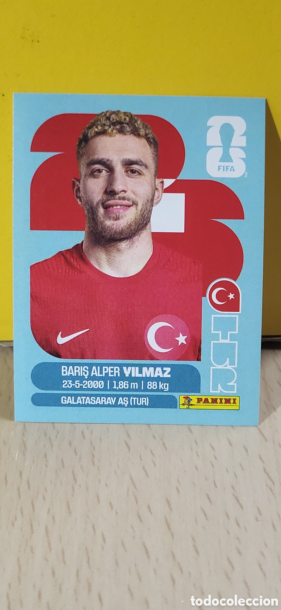 Coleccionismo cromos antiguos: YILMAZ TURQUIA TUR N&ordm; 18 FIFA WORLD CUP 2026 PANINI MUNDIAL FIFA WORLD CUP