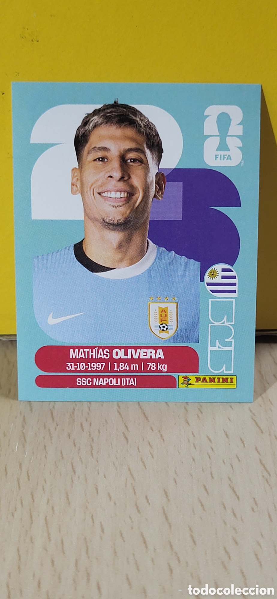 Coleccionismo cromos antiguos: OLIVERA URUGUAY URU N&ordm; 7 FIFA WORLD CUP 2026 PANINI MUNDIAL FIFA WORLD CUP