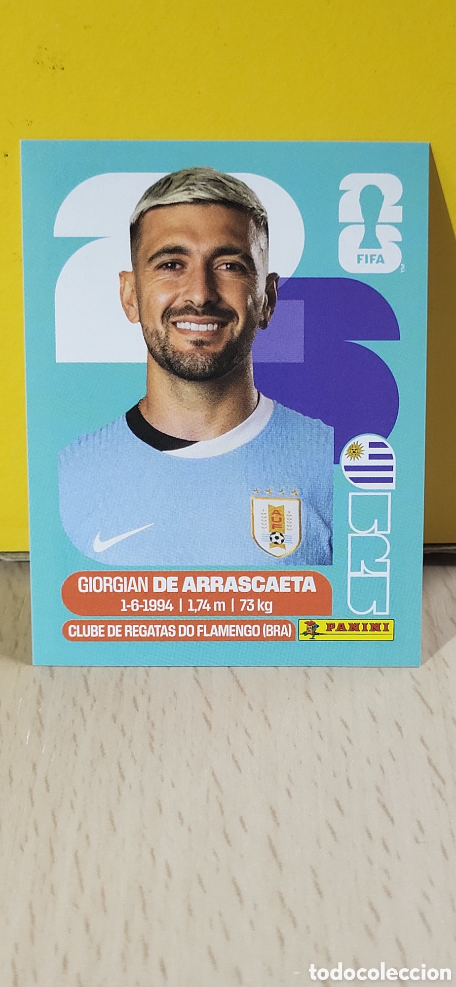 Coleccionismo cromos antiguos: DE ARRASCAETA URUGUAY URU N&ordm; 11 FIFA WORLD CUP 2026 PANINI MUNDIAL FIFA WORLD CUP