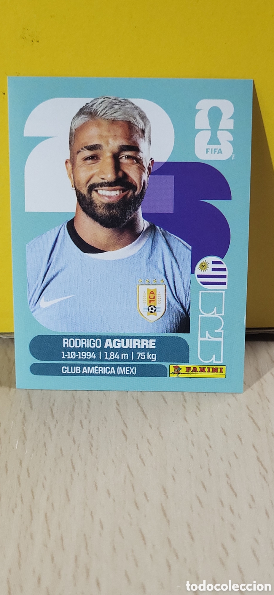 Coleccionismo cromos antiguos: AGUIRRE URUGUAY URU N&ordm; 19 FIFA WORLD CUP 2026 PANINI MUNDIAL FIFA WORLD CUP