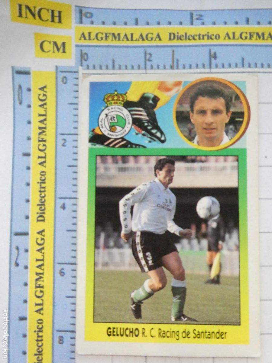 Coleccionismo Cromos antiguos: CROMO DE F&Uacute;TBOL. LIGA 93 94 1993 1994 ESTE. RACING SANTANDER GELUCHO. 462