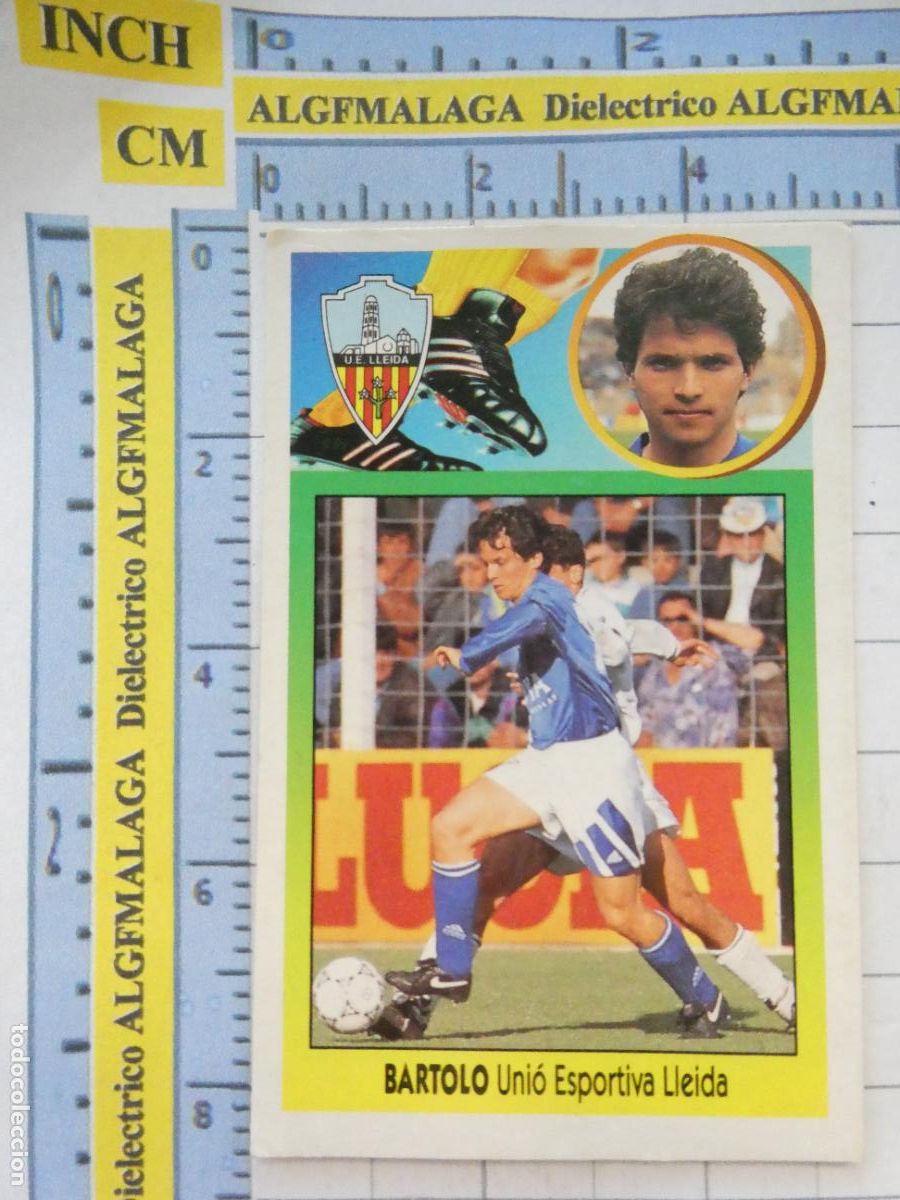 Coleccionismo Cromos antiguos: CROMO DE F&Uacute;TBOL. LIGA 93 94 1993 1994 ESTE. UNI&Oacute; ESPORTIVA LLEIDA BARTOLO. 463
