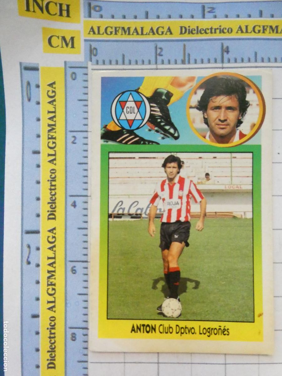 Coleccionismo Cromos antiguos: CROMO DE F&Uacute;TBOL. LIGA 93 94 1993 1994 ESTE. CLUB DEPORTIVO LOGRO&Ntilde;&Eacute;S ANT&Oacute;N. 464