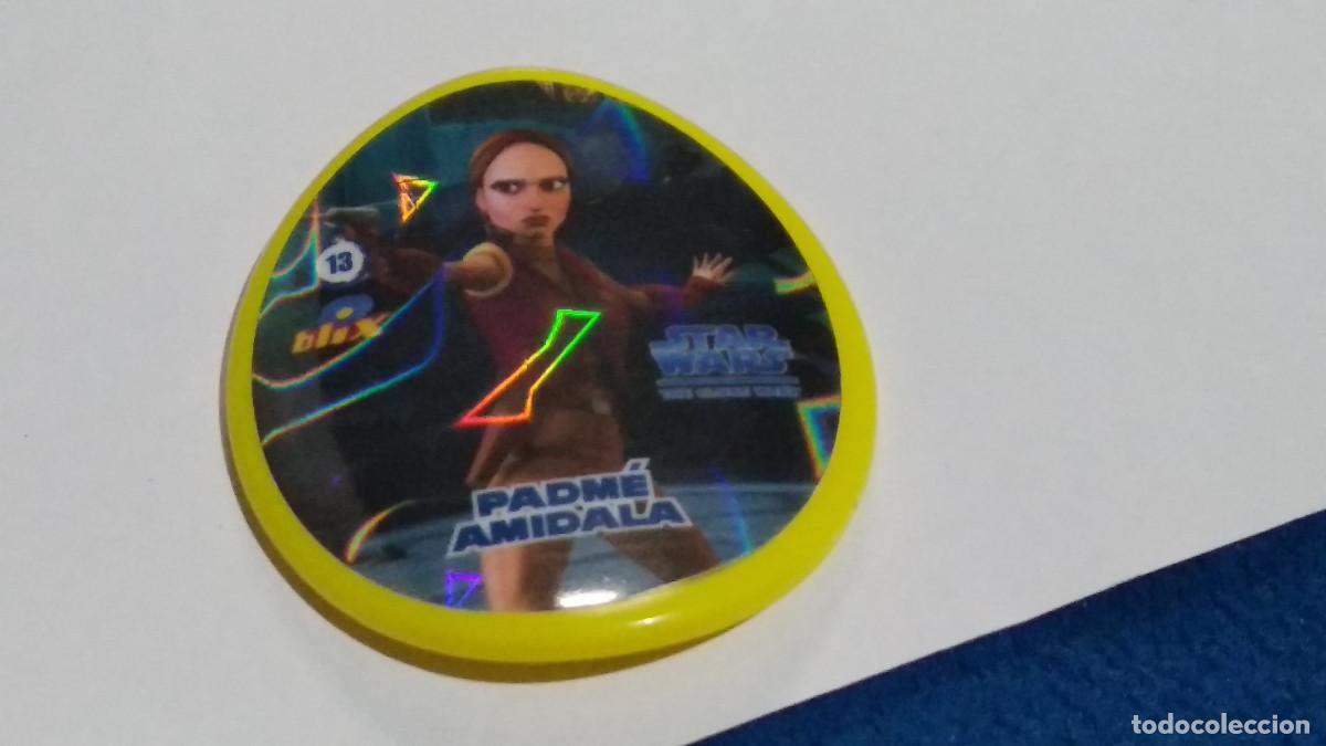 Coleccionismo Cromos antiguos: TAZO STAR WARS THE CLONE WARS BLIX , NUMERO 13