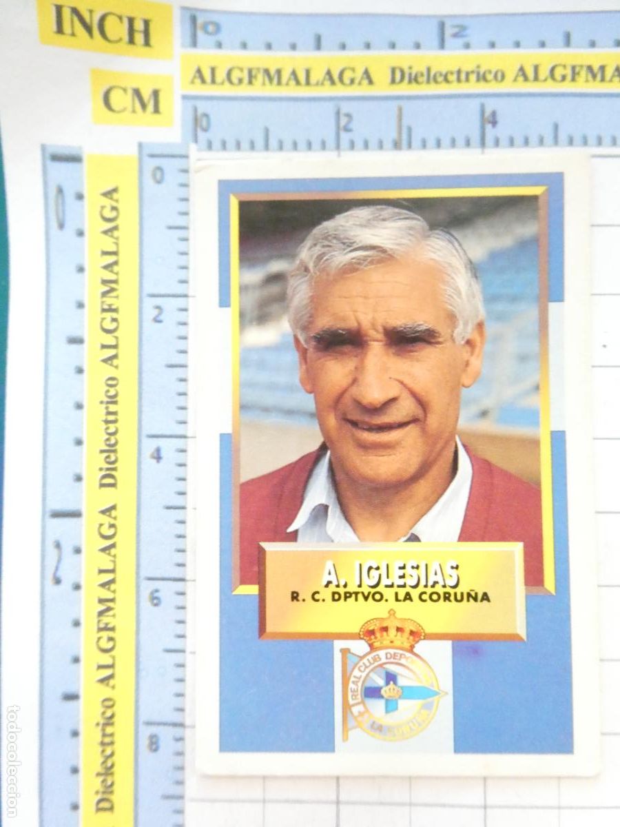 Coleccionismo Cromos antiguos: CROMO DE F&Uacute;TBOL. LIGA 93 94 1993 1994 ESTE. DEPORTIVO DE LA CORU&Ntilde;A ARSENIO IGLESIAS. 470
