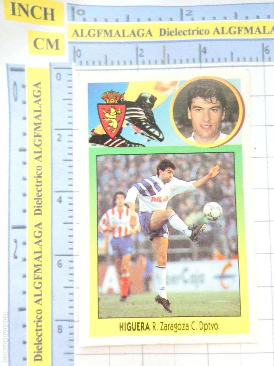 Coleccionismo Cromos antiguos: CROMO DE F&Uacute;TBOL. LIGA 93 94 1993 1994 ESTE. REAL ZARAGOZA HIGUERA. 471