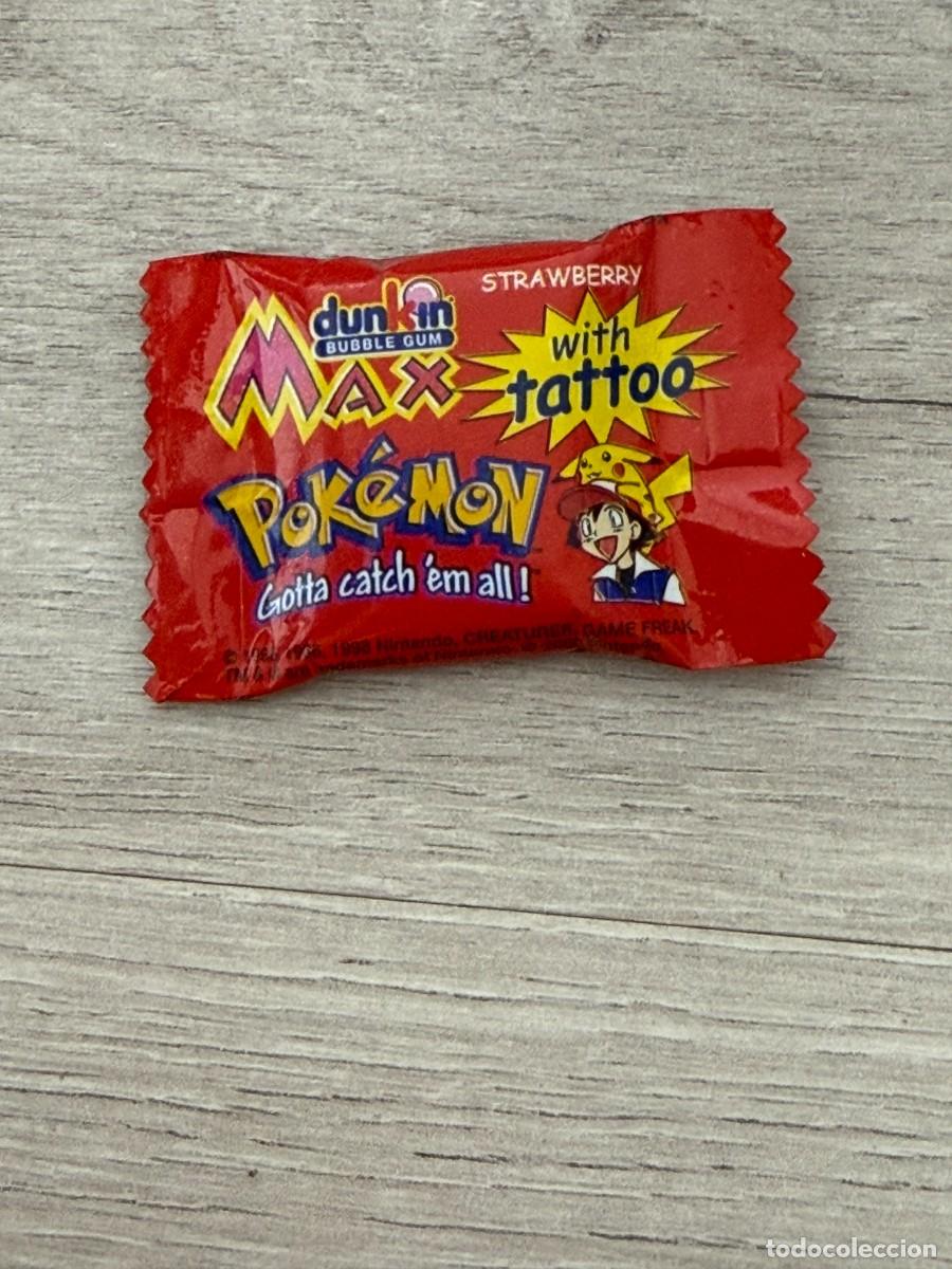 Sammeln alte Sammelbilder: Chicle cerrado sin abrir Pokemon de Dunkin MAX