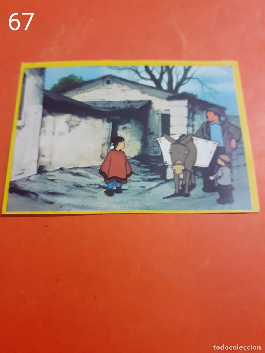 Sammeln alte Sammelbilder: Cromo n.67 marco de los apeninos a los andes 2 PARTE - Danone - sin pegar