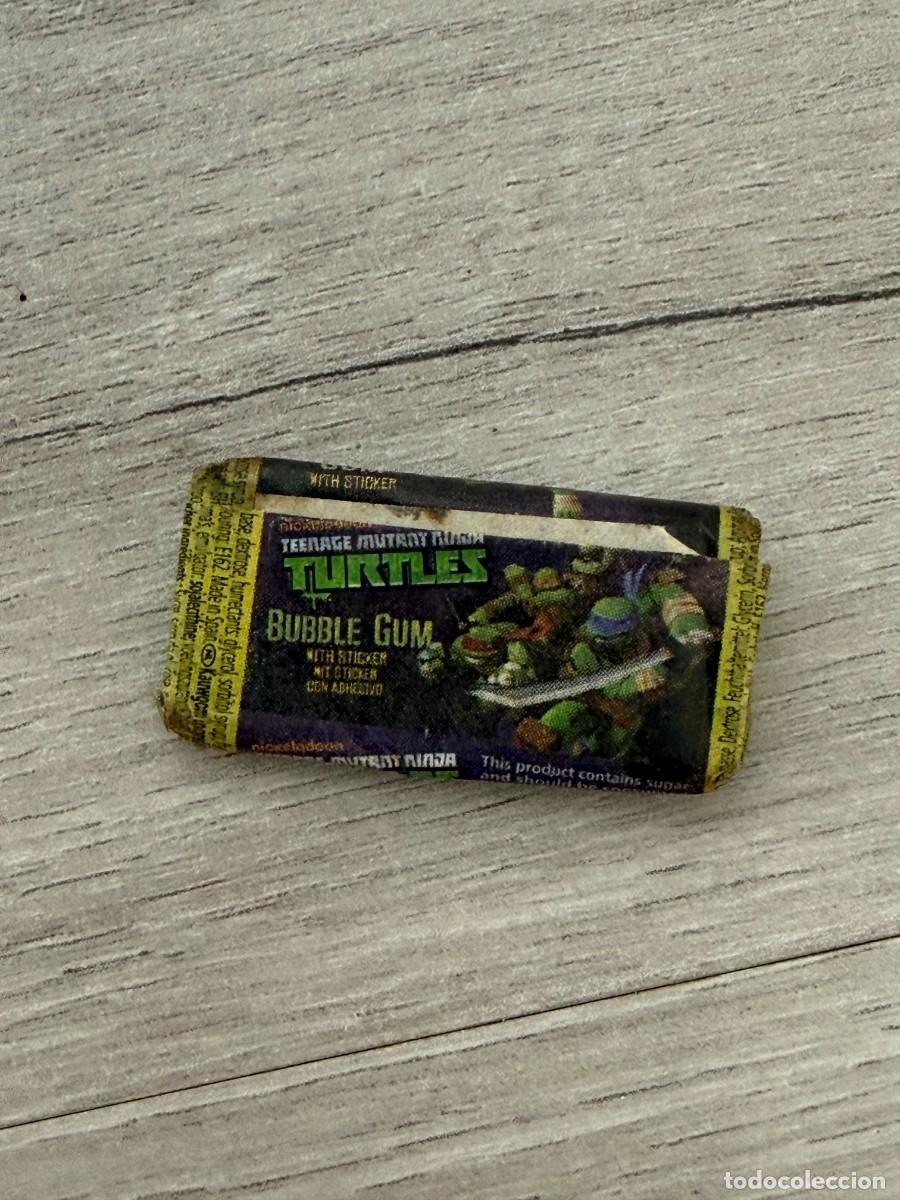 Coleccionismo Cromos antiguos: Chicle cerrado sin abrir - Turtles - Tortugas Ninja - Nickelodeon