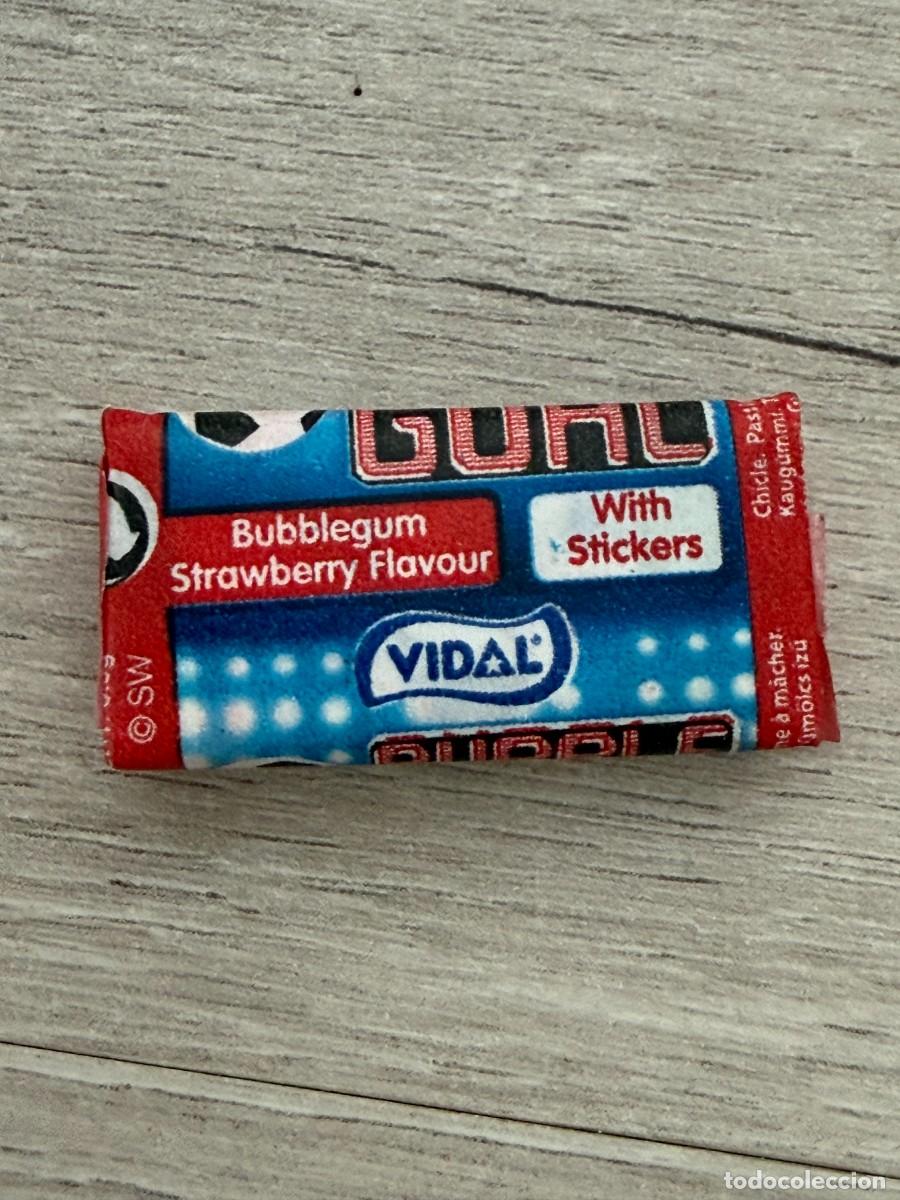 Coleccionismo Cromos antiguos: Chicle cerrado sin abrir Bubble Goal de Vidal