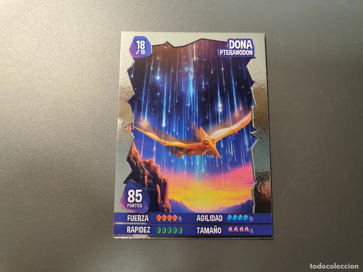 Coleccionismo Cromos antiguos: CARTA CROMO GALLETAS DINOSAURUS 4&ordf; EDICION CARTASAURUS LA ISLA MAGICA - N&ordm; 18
